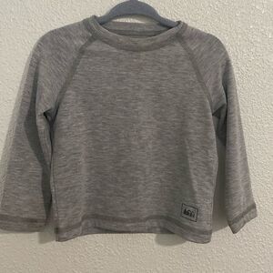 REI- toddler grey long sleeve - Size 12 months